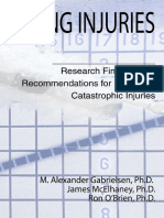 Diving Injuries Research Findings and Recommendations For Reducing Catastrophic Injuries PDF