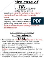 Extrapulmonary Tuberculosis 