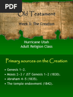 LDS Old Testament Slideshow 03: The Creation