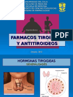 Hormonas Tiroideas y Farmacos Antitiroideos