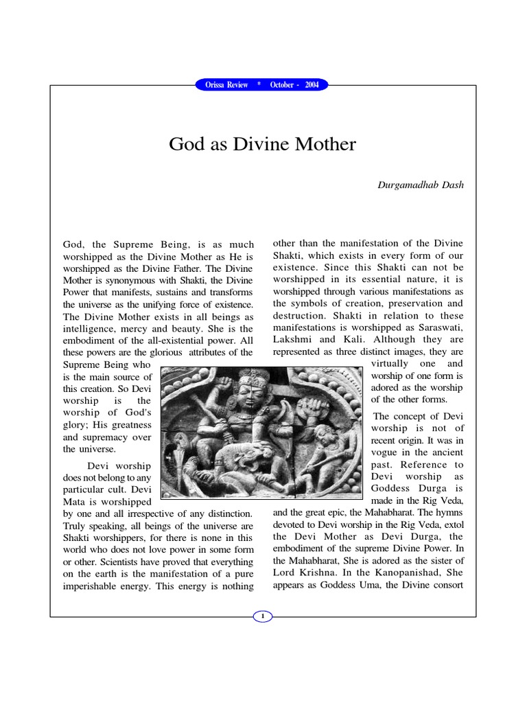 God As Devine Mother PDF Devi Tantra pic