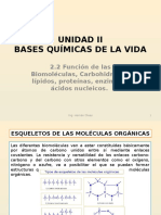 2.2 Función de Las Biomoléculas