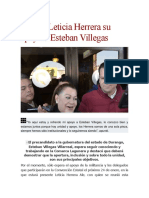 11.01.16 ElSigloDeDurango Reitera Leticia Herrera su apoyo a Esteban Villegas.docx