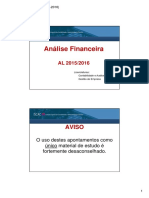 ANÁLISE FINANCEIRA 2015-2016