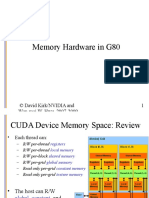 Memory Hardware in G80: © David Kirk/NVIDIA and Wen-Mei W Hwu 2007-2009 1