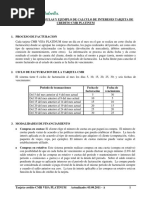 Productos de Tarjetas de Crédito BCR | PDF | Tarjeta de crédito | Interés