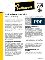 Factsheet 7.6 PoliticalRepresentation