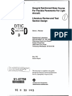 Geogrid Reinforced Base Course for Flexible Pavements for Light Aircraft Literature Review and Test Section Design