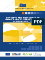 Concepts and Principles of Democratic Governance and Accountability