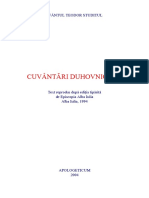 CUVÂNT|RI DUHOVNICESTI