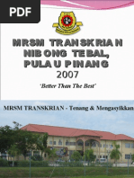 Download TAKLIMAT MRSM TRANSKRIAN by sszma  SN2955640 doc pdf