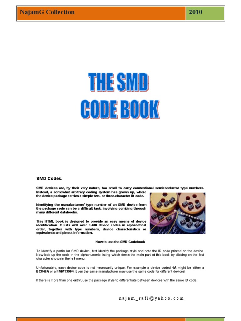 The SMD Code Book