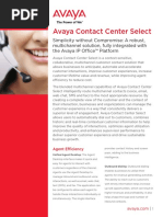 Avaya Contact Center Select