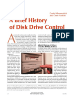 Brief History of Disk Drive Control