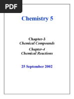 Chemistry 5: Chemical Compounds Chapter-4 Chemical Reactions