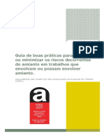 Guia de Boas Práticas Para Prevenir Ou Minimizar Os Riscos Decorrentes Do Amianto