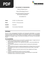 Medical & Human Sciences School of Psychological Sciences Assistantundergraduate Examinations and Assessment Administrator Ref: M&Hs-07532