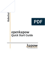 RoboSuite Open Kapow Quick Start Guide