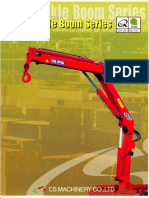 Catalogue For CSM Knuckle Boom Cranes