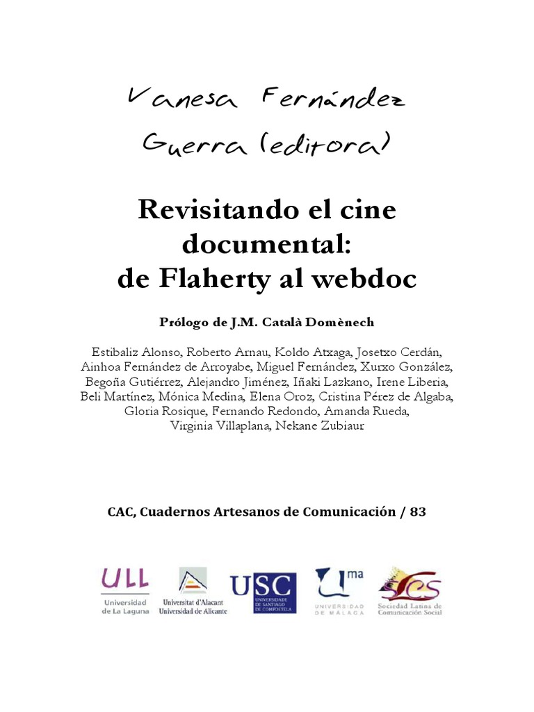 Cuaderno Artesanales Comunicacion Cac83 PDF Documental Teoría pic