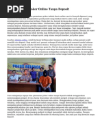 Download Tips Main Judi Poker Online Tanpa Deposit by mrinfonet SN295616809 doc pdf