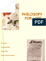 Philosopy For Life