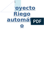 Proyecto Riego Automático