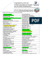 Lista de Livros 2011 6 e 7 Anos