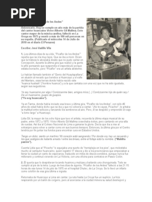 Picaflor De Loas Andes Entretenimiento General Musica