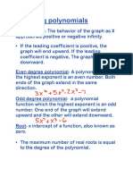 graphing polynomials notes