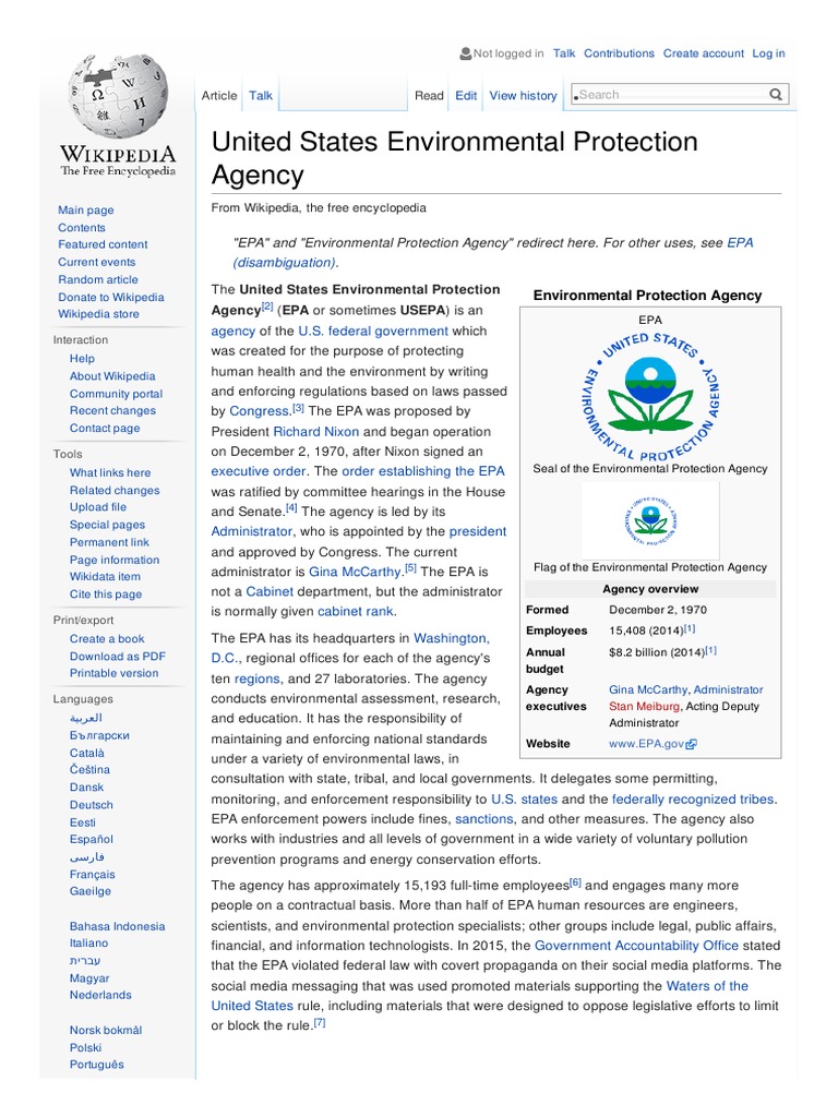 EPA: A Guide for Environmental Advocates | PDF