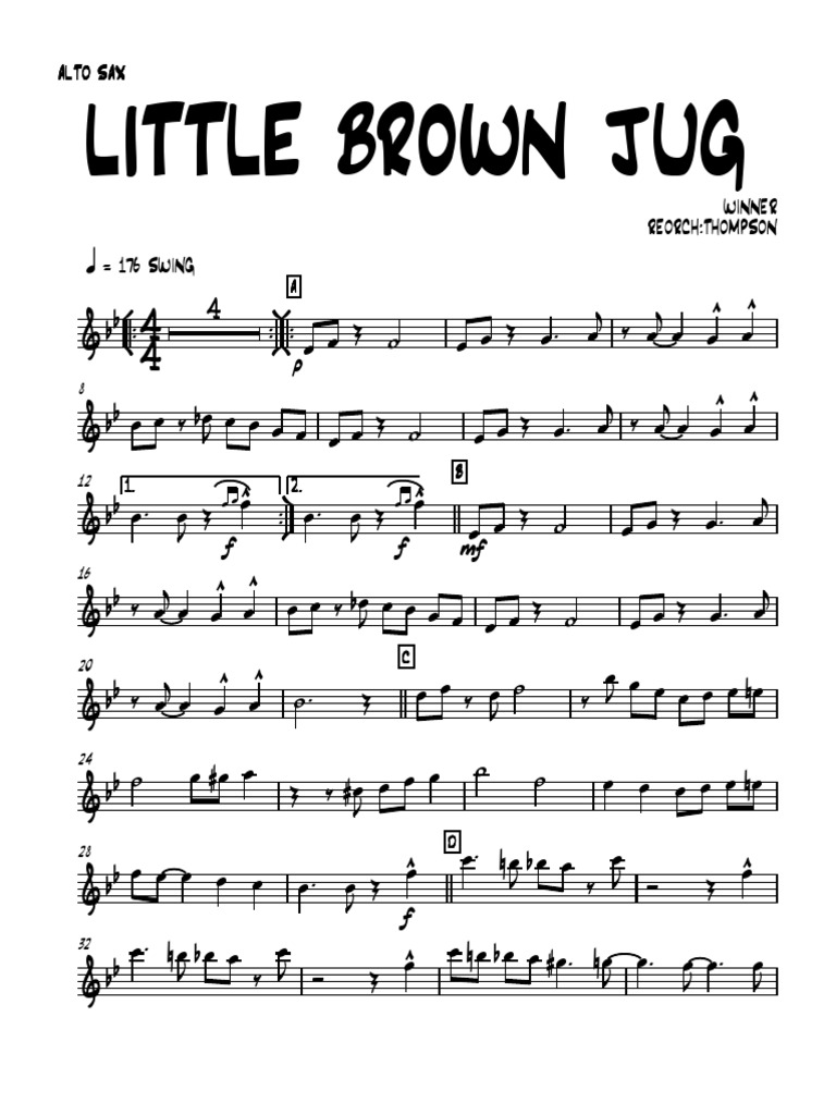 Little Brown Jug PDF