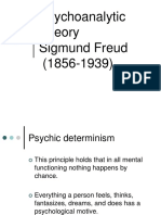 Freud theory psychology