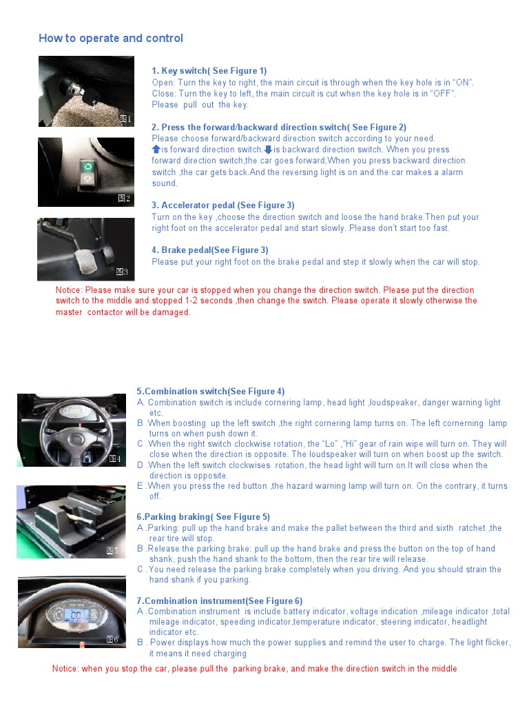 Electric Car User Manual Battery (Electricity) Battery Charger
