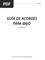 Acordes Para Bajo Eléctrico