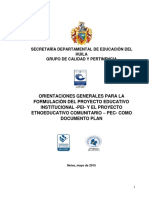 Documento de Orientaciones para La Formulación Del PEI