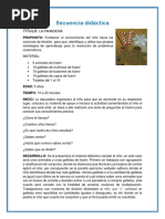 Secuencia Didáctica de División