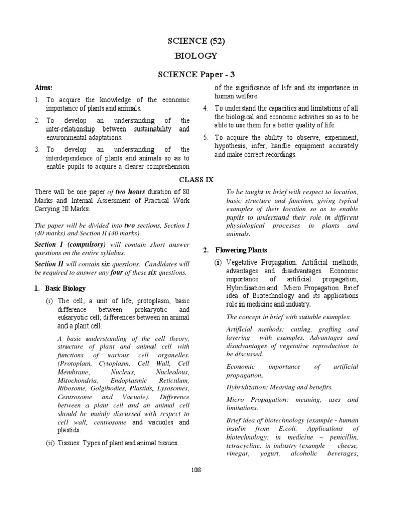 Bio GR 9 | PDF | Eukaryotes | Cell (Biology)