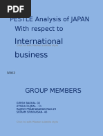 Download Pestle Analysis of Japan by CDT SN295697936 doc pdf