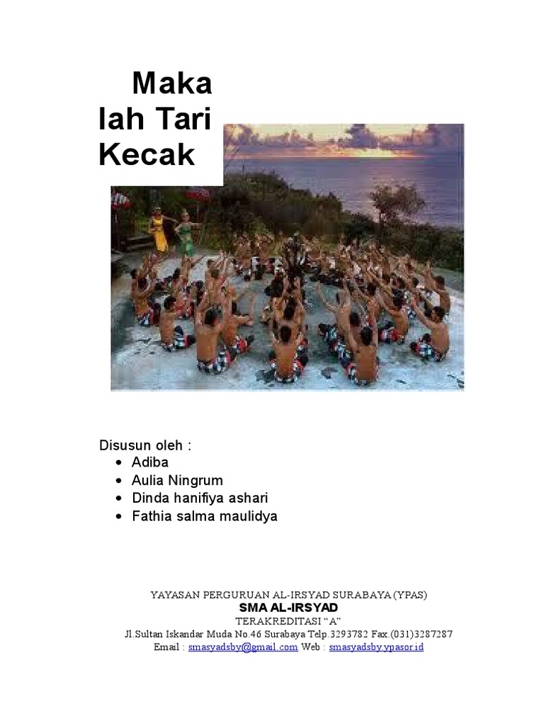 Makalah Tari Kecak PDF