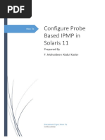 Configure Probe Based IPMP in Solaris 11