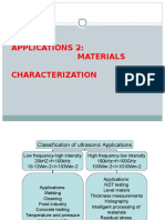 Applications 2: Materials Characterization