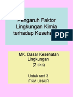 Efek Lingkungan Kimia THD Kesehatan SMT 3 skm4 Tahun Des 2011