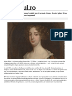 Prima Femeie Care A Scris in Mod Explicit Poezii Sexuale. Cum A Descris Aphra Behn in Versuri Ejacularea Precoce Si Orgasmul