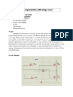DC-to-AC Converter: Implementation of H-Bridge Circuit Objective: Instrument and Equipment