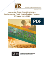 Heat Stress Illness Hospitalizations - Environmental Public Health Tracking Program, 20 States, 2001-2010