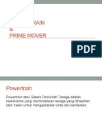 Powertrain & Prime Mover