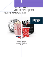 Computer Science Investigatory Project: Theatre Management
