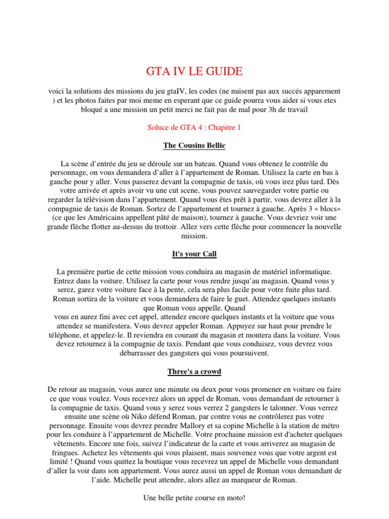 Guide oficiel GTA IV Fr (+ Carte) - Jeux vidéo