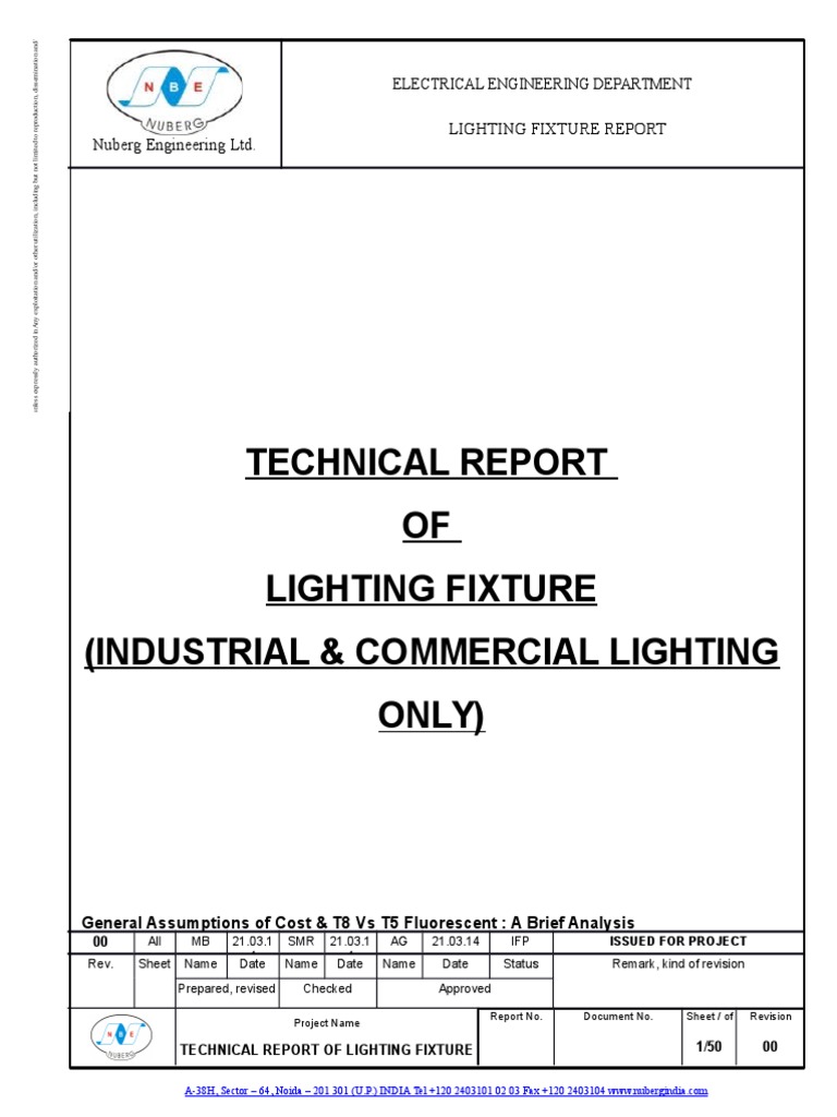 Industrial & Commercial Lighting Report | PDF | Lighting | Mirror